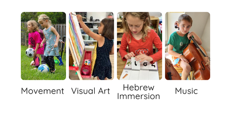 Movement, Visual Art, Hebrew Immersion and Music