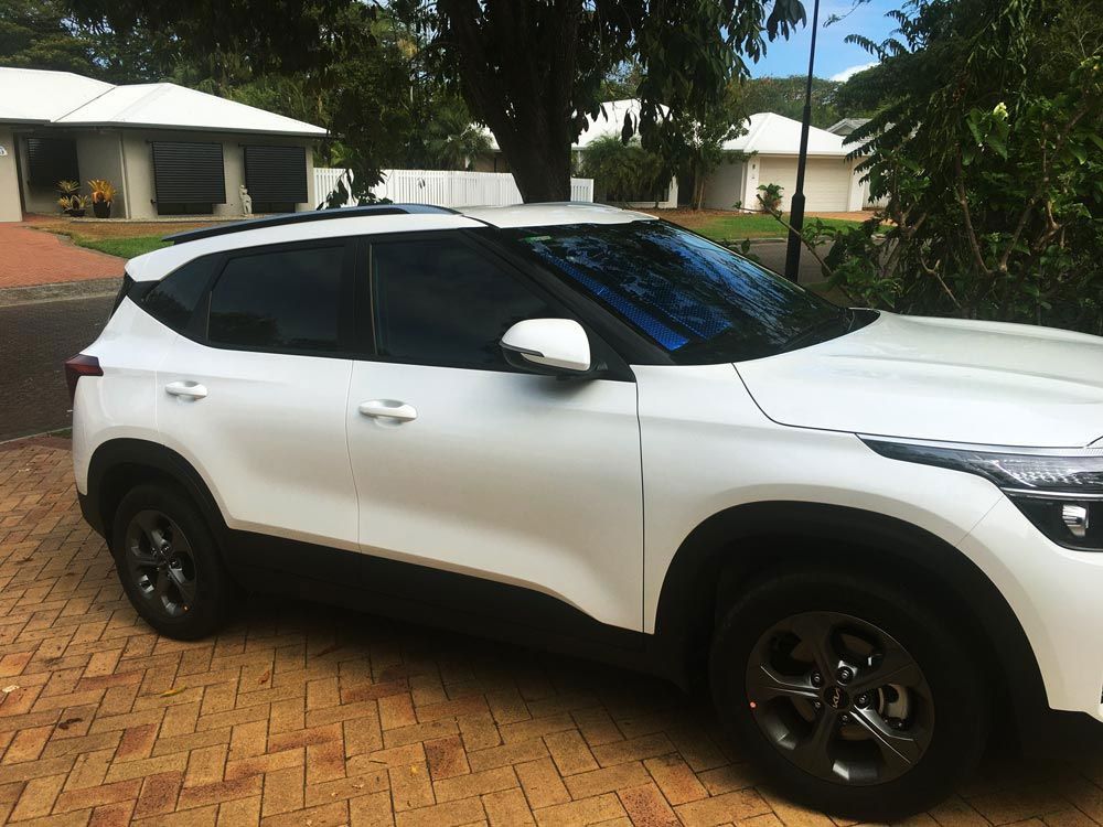 Black Car With Ceramic Tint