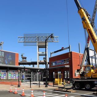 An image of where the sign will go