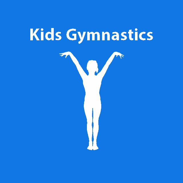 Young gymnast in a pink leotard holding a balance position on a bar in a gym