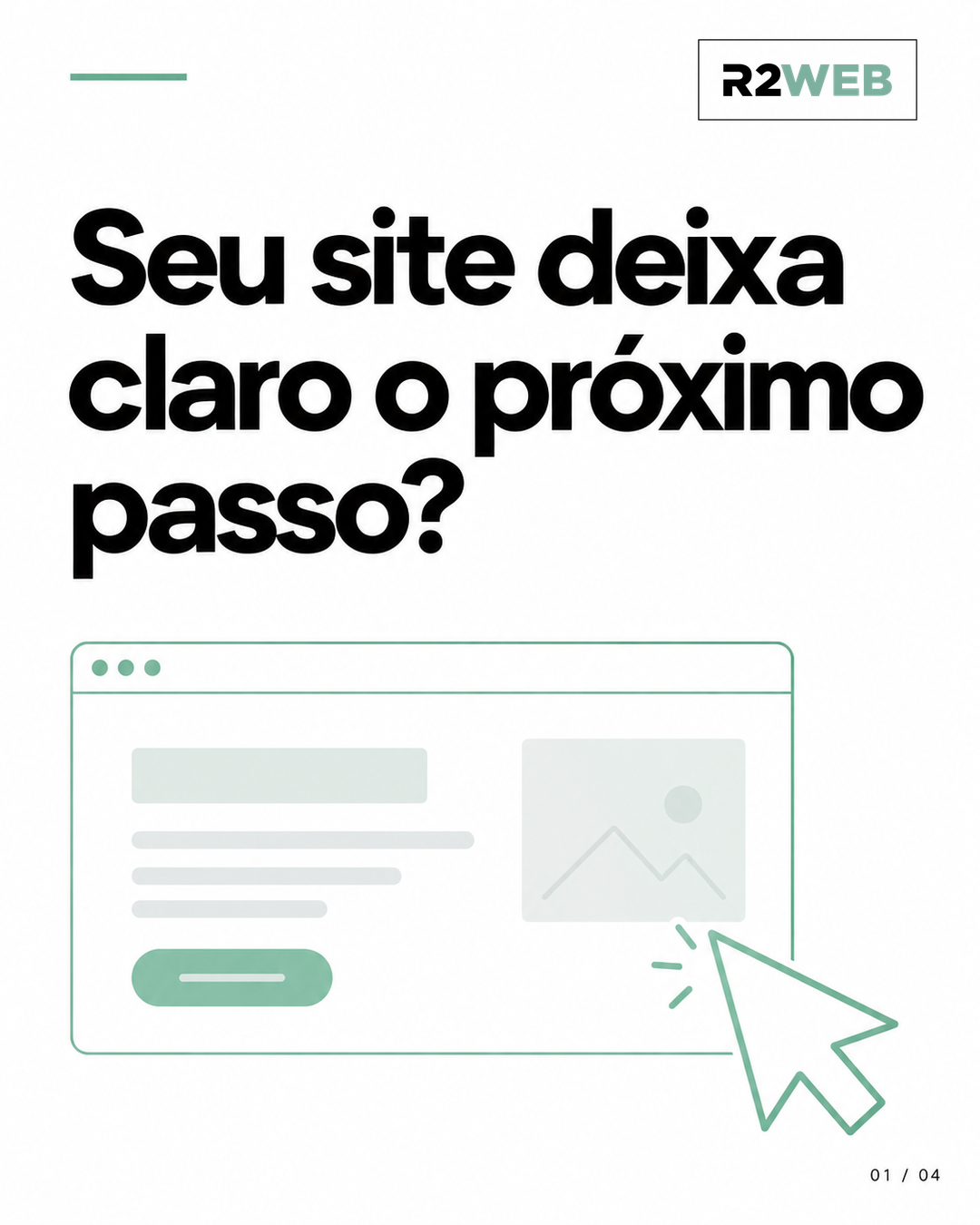 Arte R2WEB sobre clareza para solicitar um orçamento pelo site