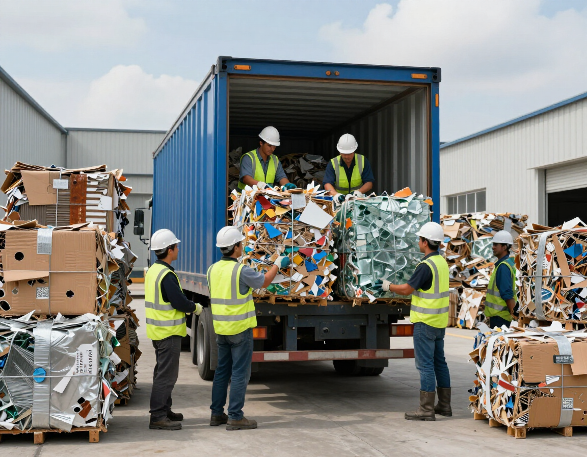 Ritiro e movimentazione di materiali recuperabili