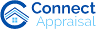 Connect Appraisal logo with blue house icon and text