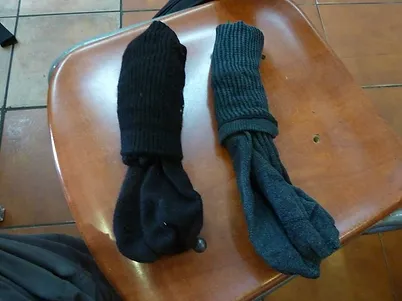 Black and Grey Socks Black and Grey Socks
