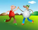Sheep and Pig Sheep and Pig