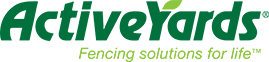 ActiveYards logo in green text with the tagline “Fencing solutions for life” underneath.