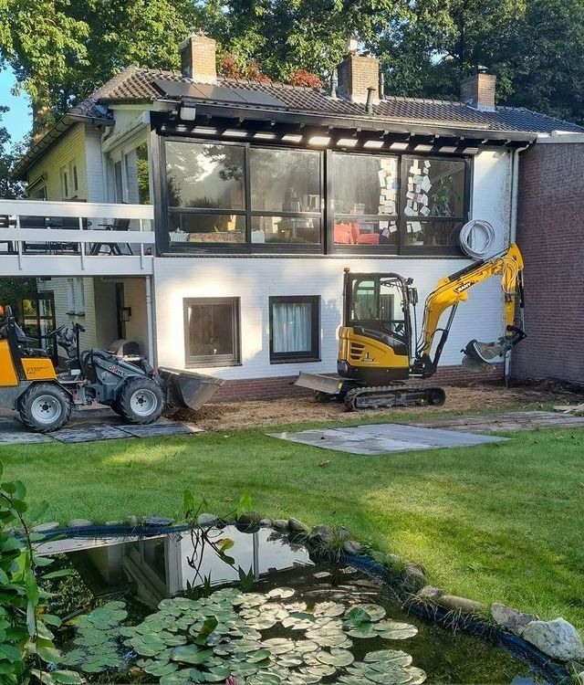 Woning tijdens verbouwing