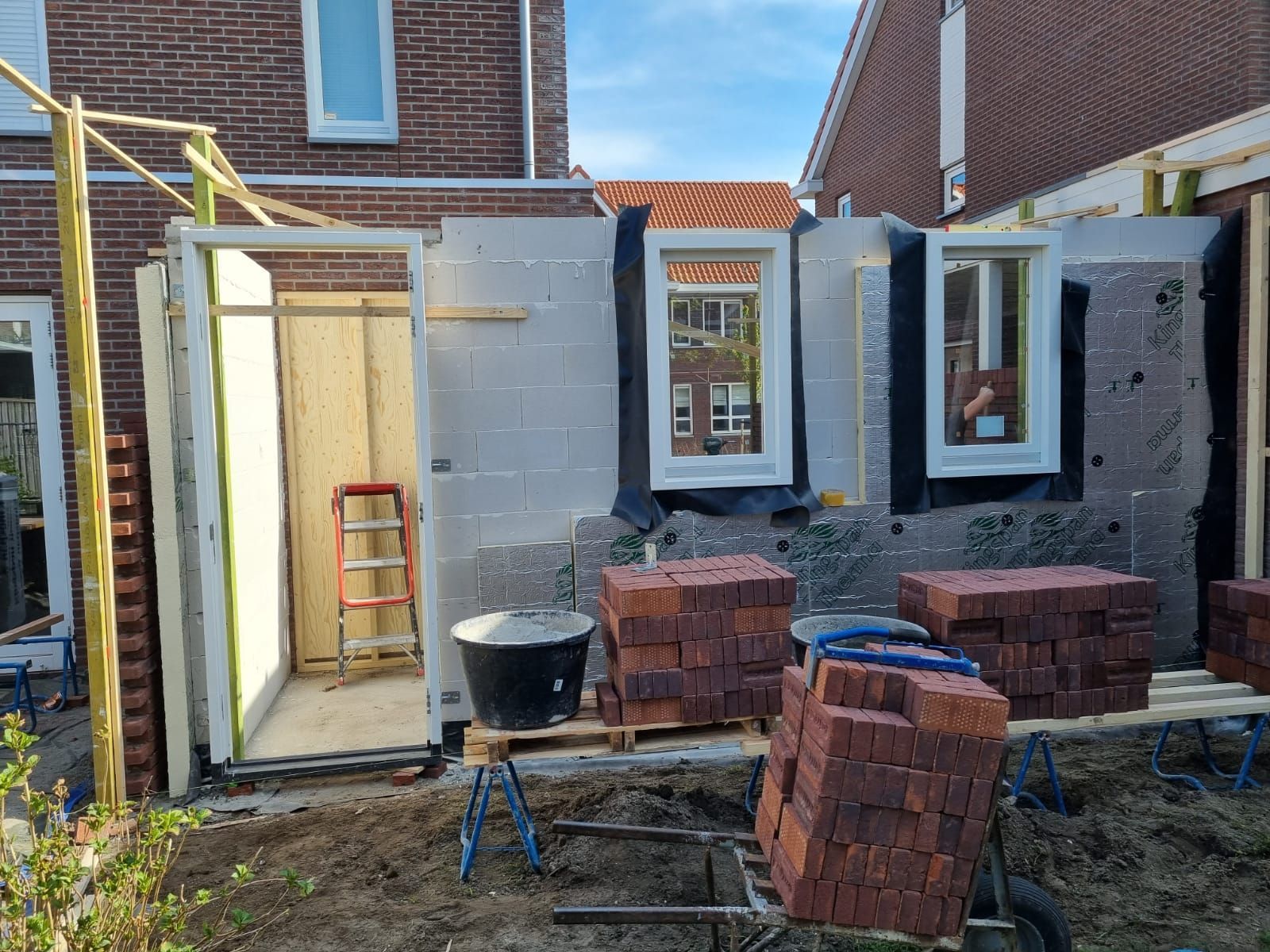 Verbouwing huis. Constructie