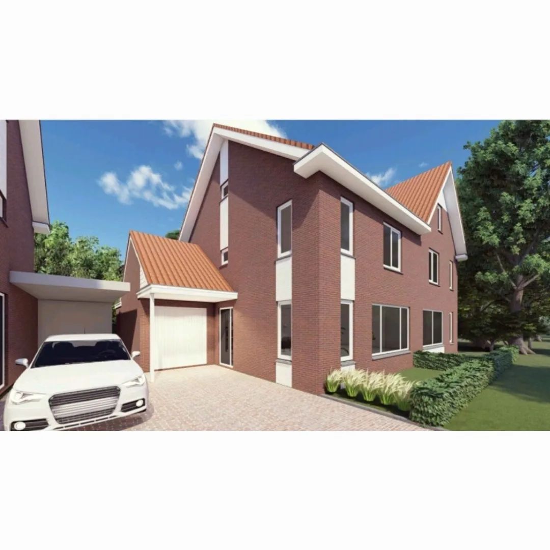 3D tekeninggerenoveerde woning architectuur.