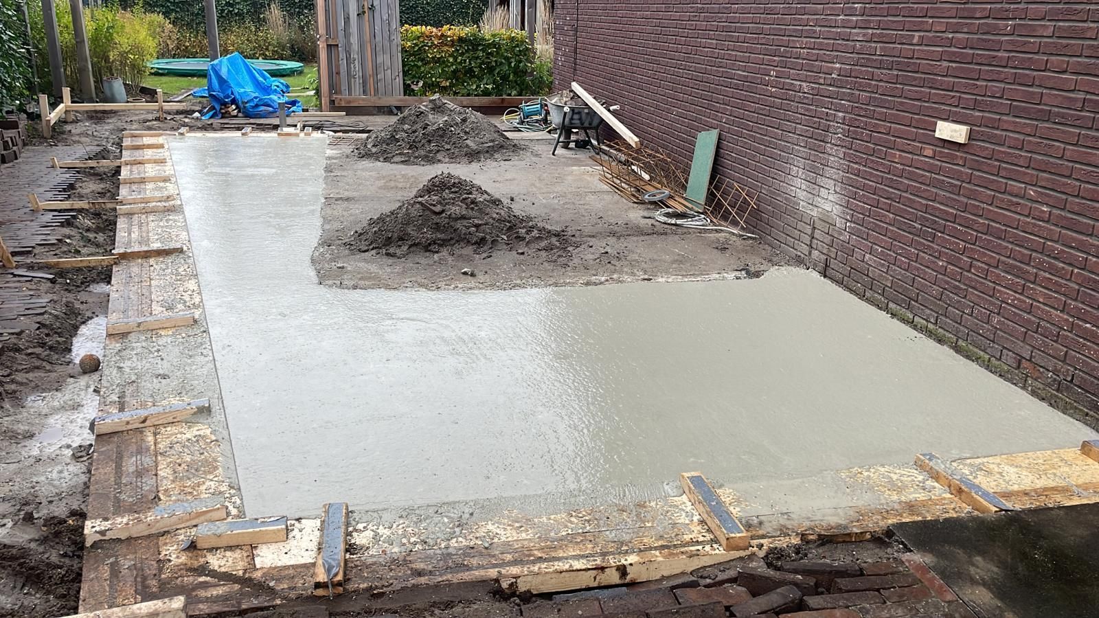 Terraswerk en tuinrenovatie aannemer.

