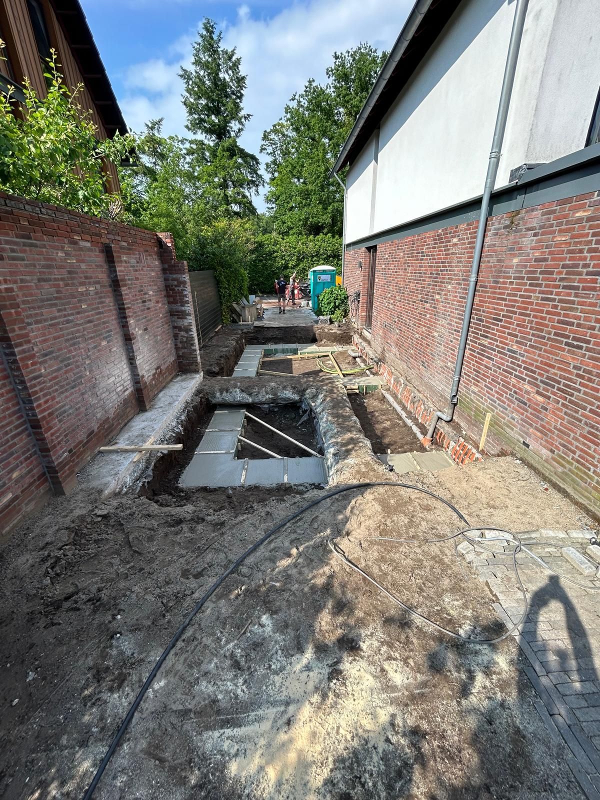 Gerenoveerde woning uitbreiding.
