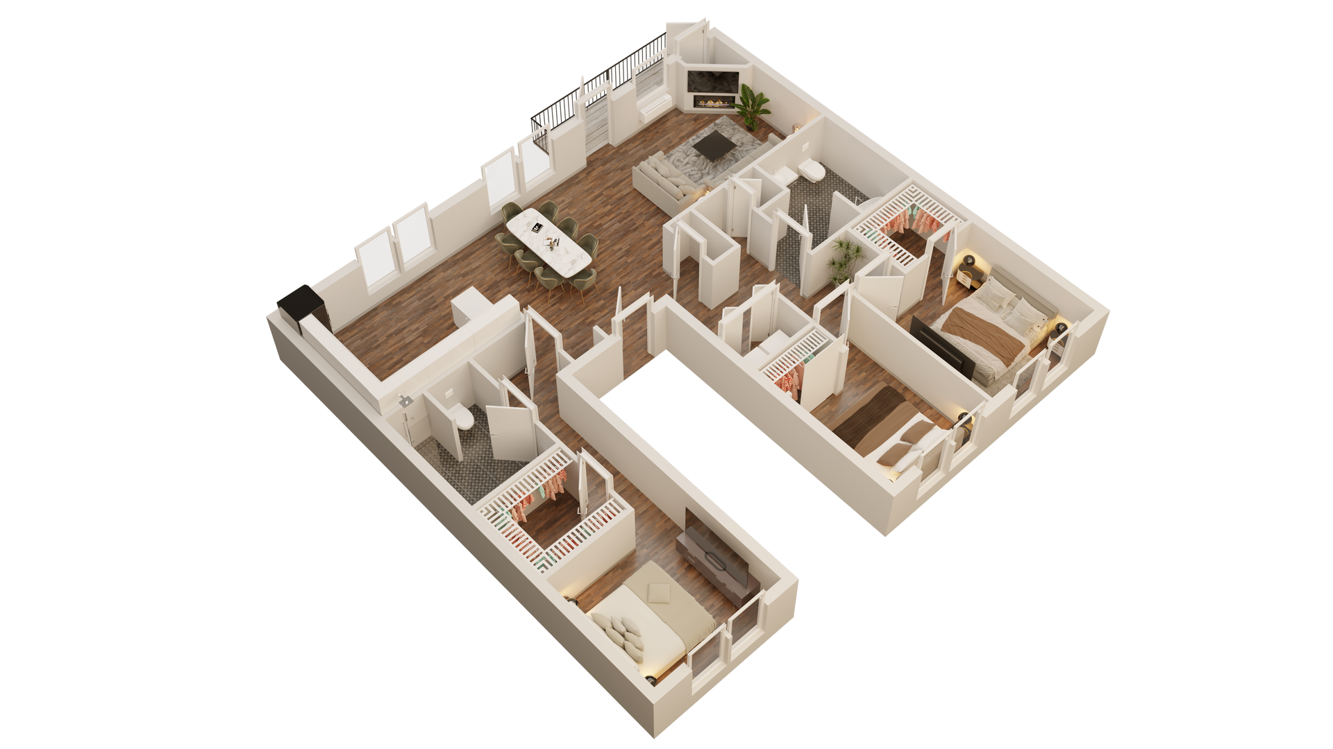3 BED 2 BATH