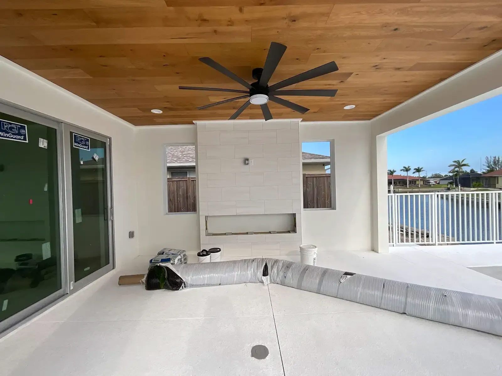 Outdoor Wood Ceiling