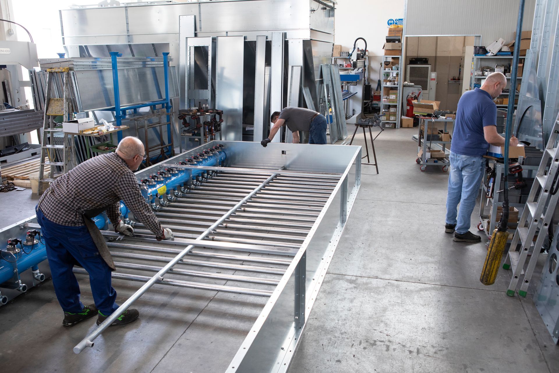 flusso lavorazioni Carpenteria Toniato Robert a Limena (PD)