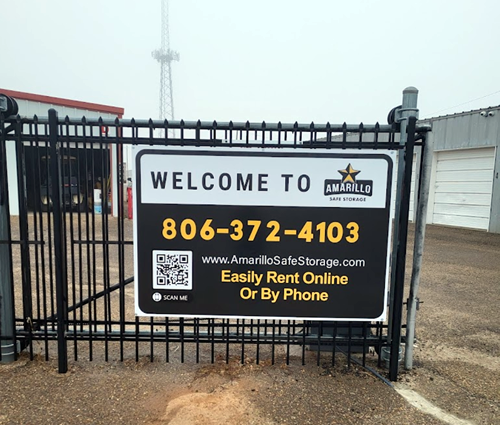 Storage facility grounds at Amarillo Safe Storage in Amarillo, TX