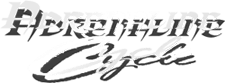 A black and white logo for a company called adrenaline cycle.