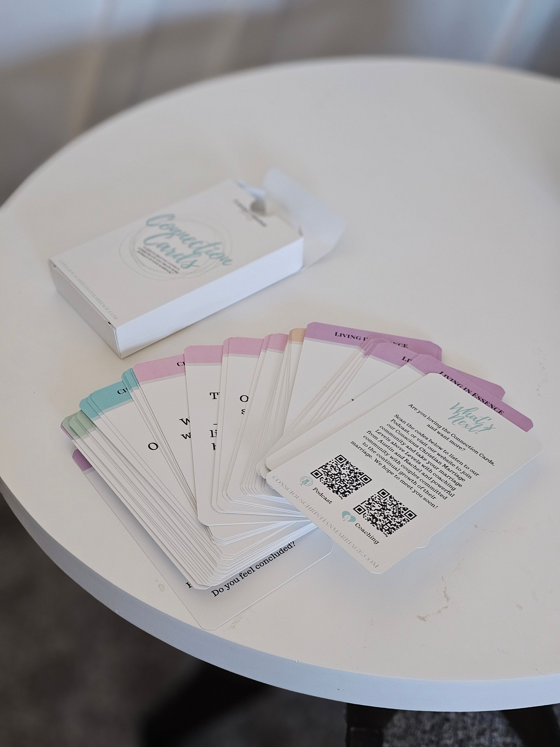 Christian Marriage Connection Cards | Couples Conversation Starters | CCM
