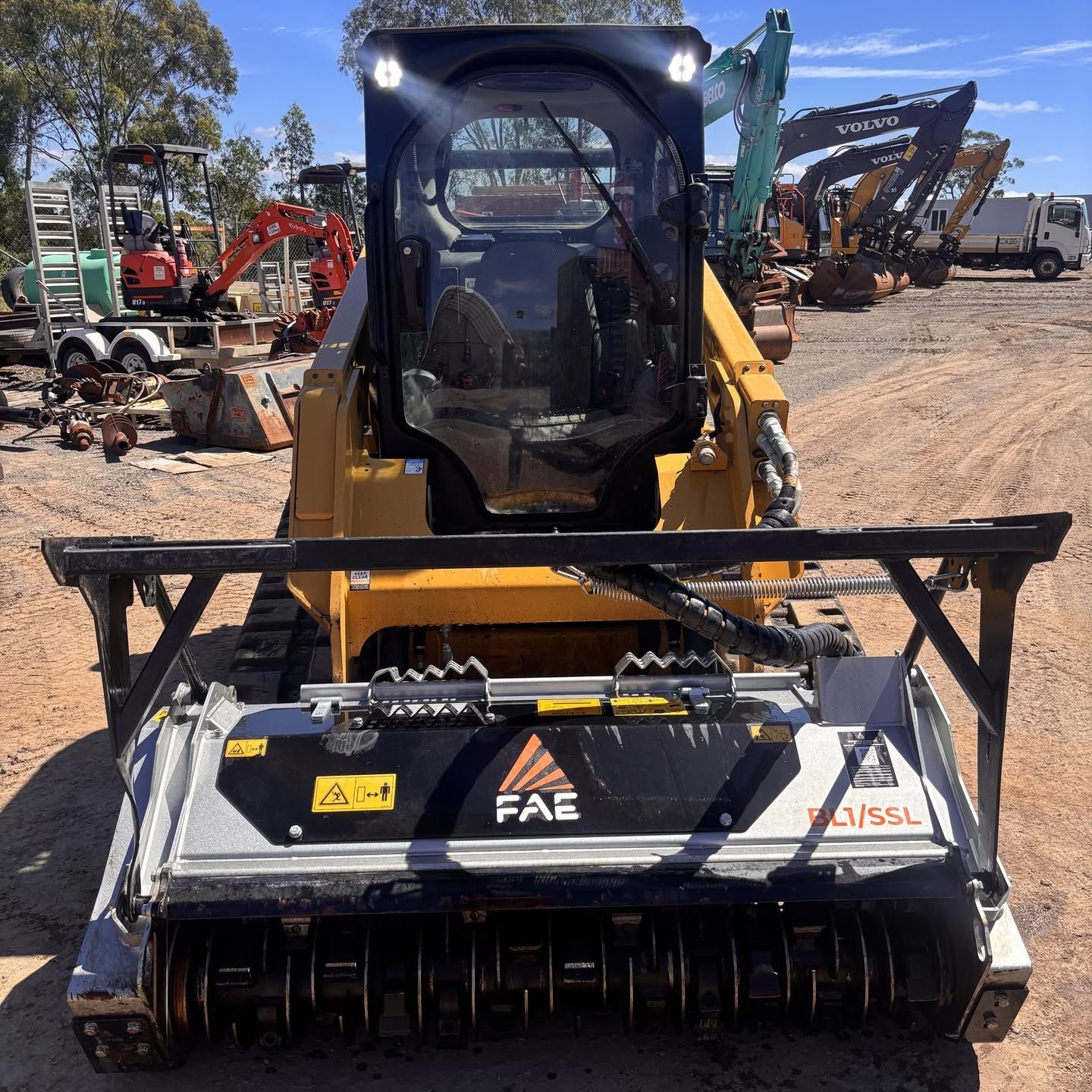 Posi track with forestry mulcher for vegetation clearing across Sunshine Coast