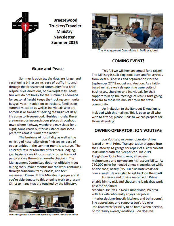 Breezewood Trucker/Traveler Ministry