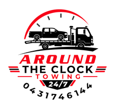Around the clock towing logo around the clock towing logo