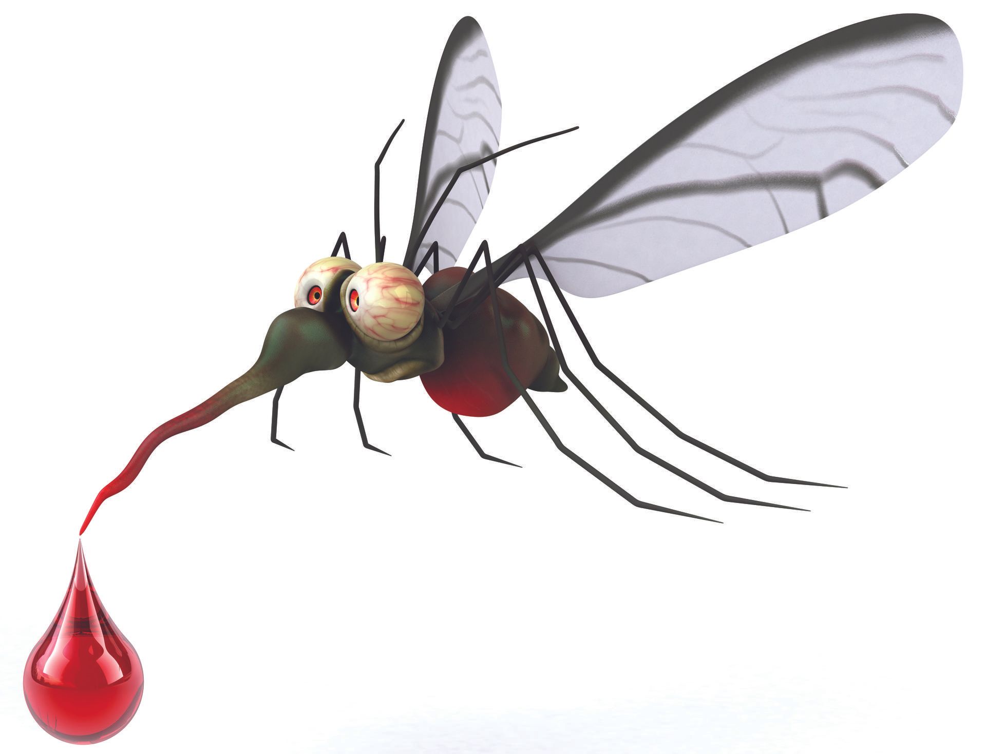 A caricature of a mosquito | Residential Mosquito Control Hermantown, MN