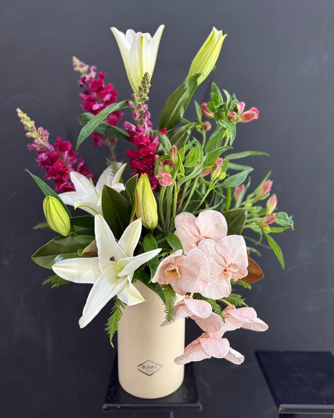 Heart-shaped Floral Arrangement on a Stand — J'adore Flowers & Gifts Cairns in Earlville, QLD