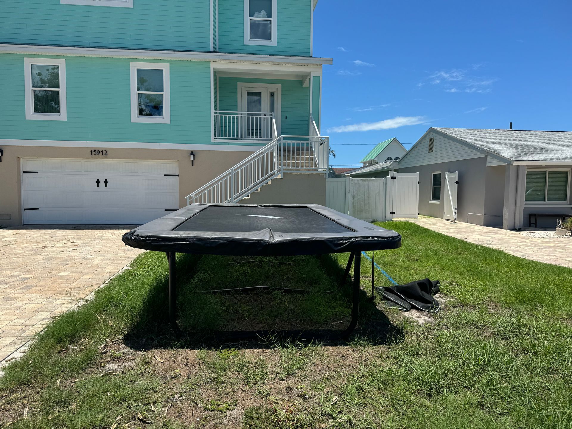 Front yard before landscaping