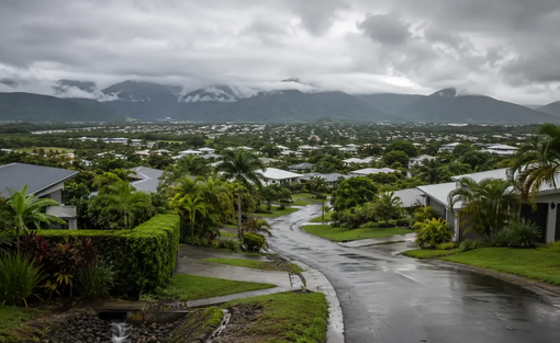 A rainy day in Cairns.