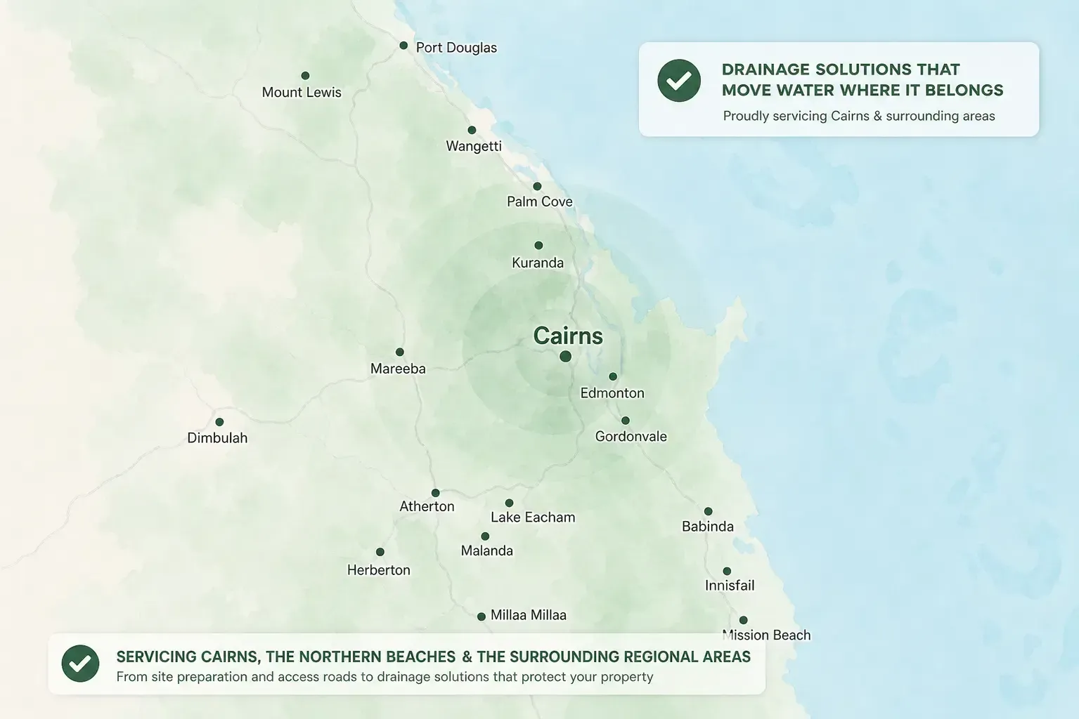 Cairns Drainage Service Areas