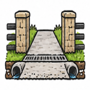 Entry Drainage Icon 