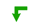 Left Down Arrow