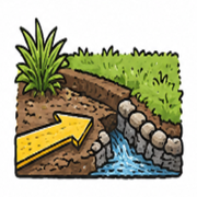 Stormwater runoff Icon