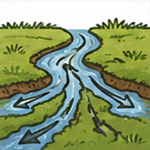 Stormwater flow Icon 
