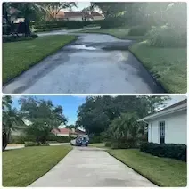 Driveway cleaning removes dirt, oil, algae, and stains to restore concrete surfaces and enhance your home's curb appeal.