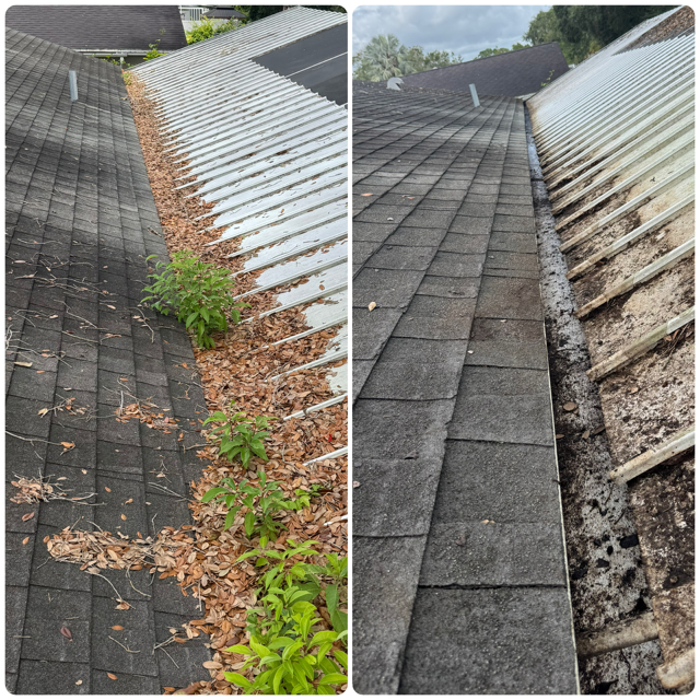 gutter cleaning clears leaves, dirt, and debris to keep gutters flowing properly while protecting your home's exterior