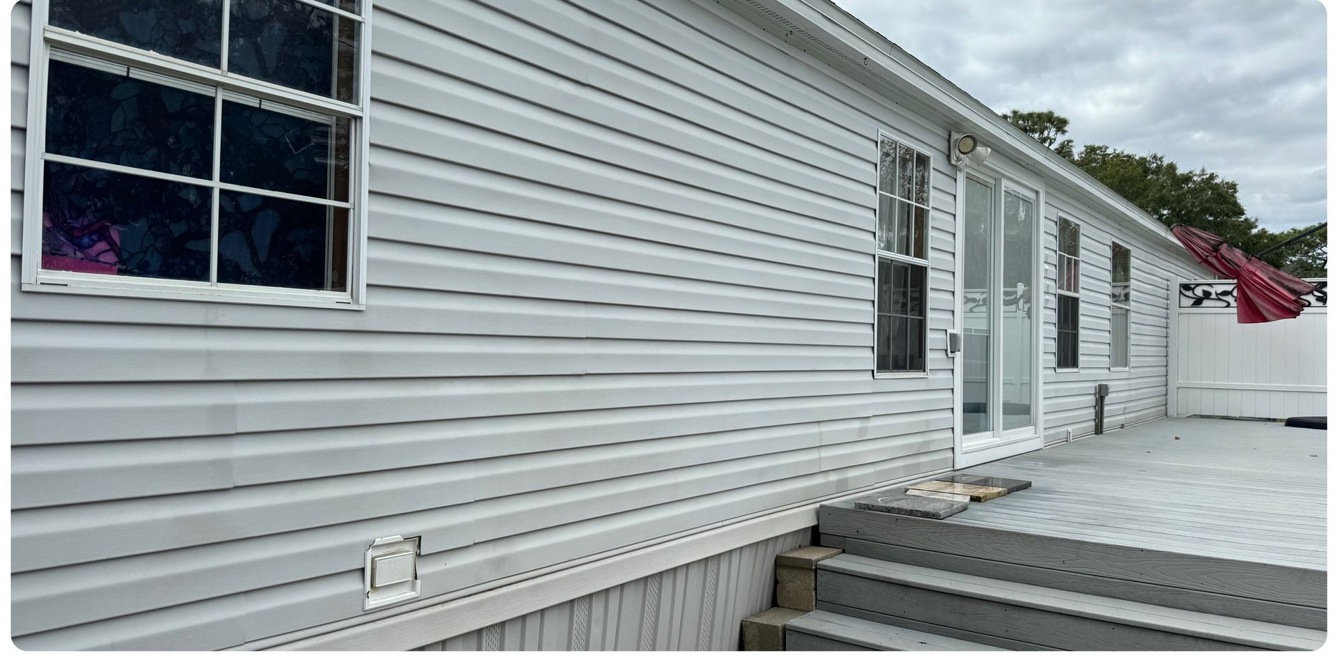 Clean siding enhances your homes beauty with professional washing that removes buildup stains, and grime for a fresh exterior