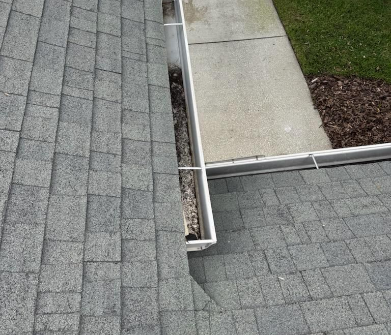 Gutter maintenance in Cheval