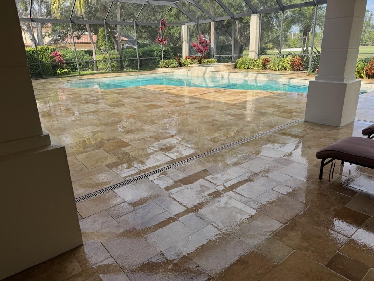 Patio cleaning in Avila 