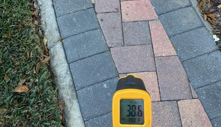Temps Matter When Sealing Pavers