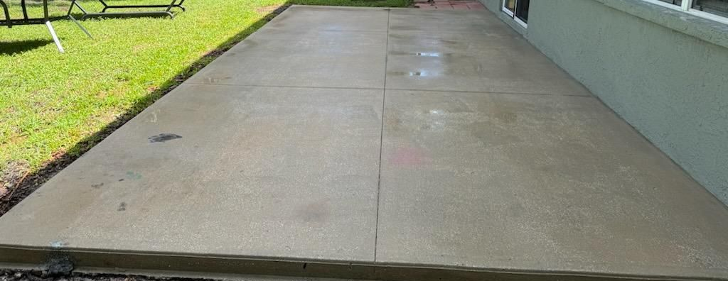 Concrete cleaning
