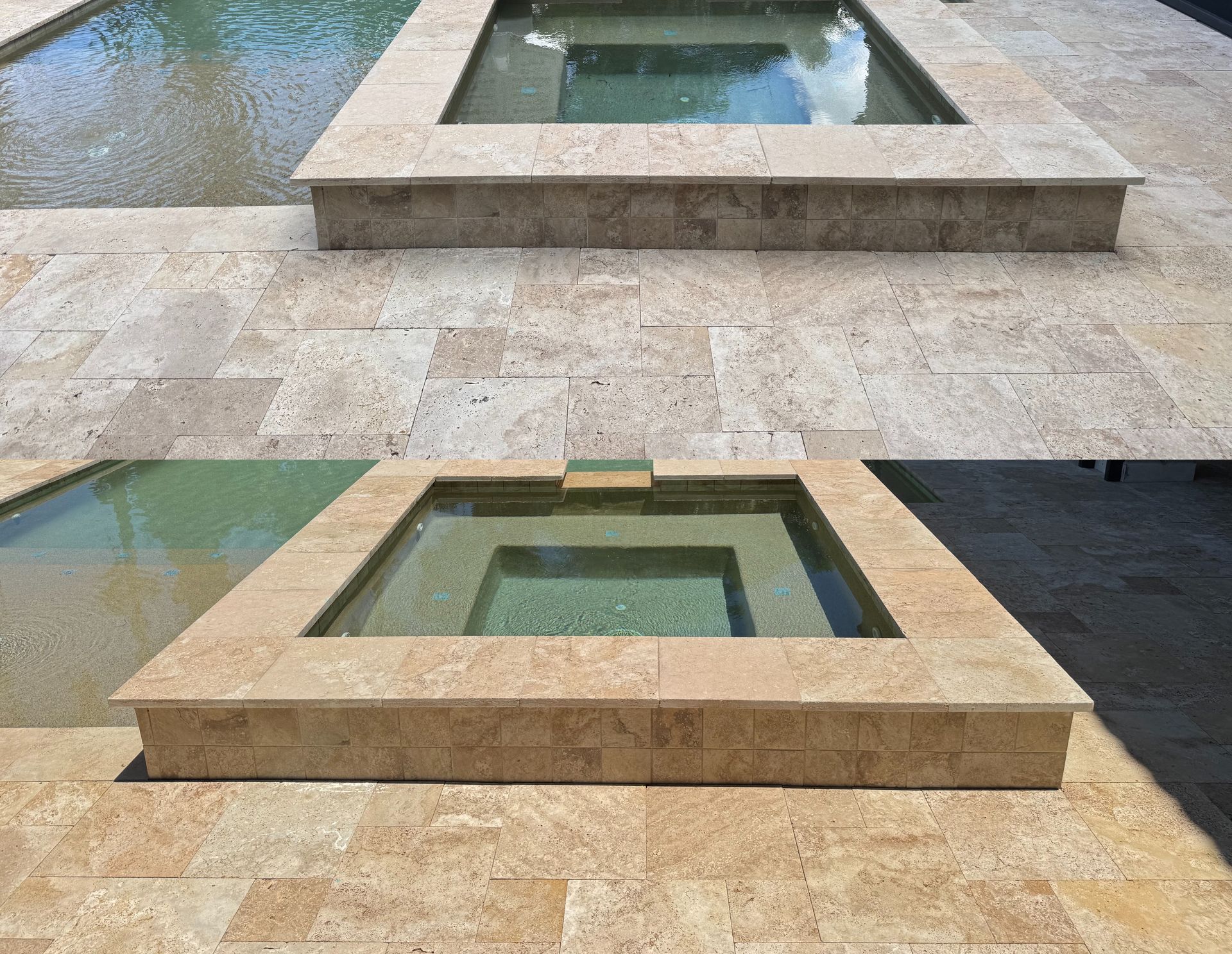 Travertine paver sealing in Lutz Wild West Washing protects & enhances your pavers, locking in color and shine. Call today