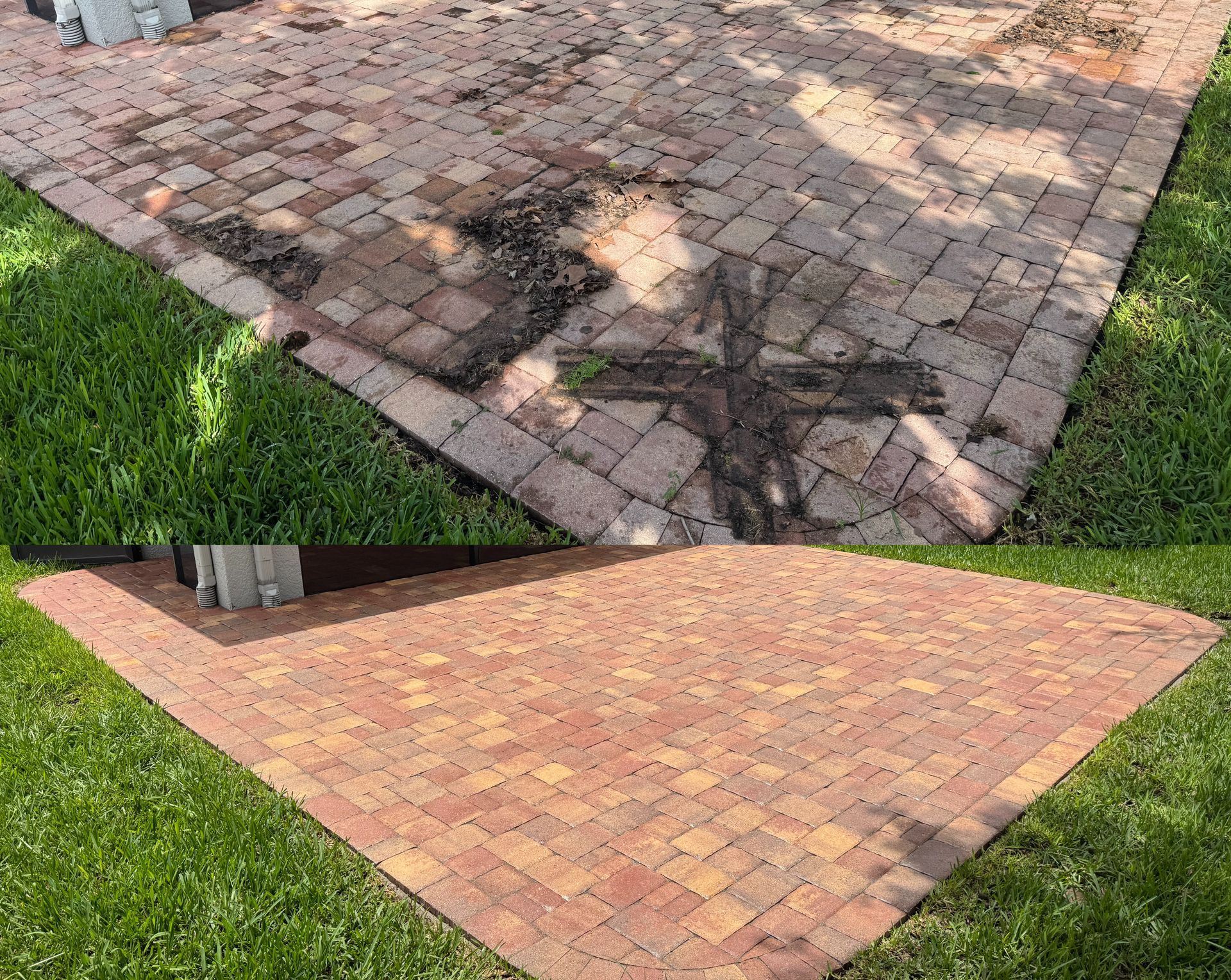 Back patio paver sealing in Long Lake Ranch! We transform outdoor spaces into stunning retreats call us today for free quote!
