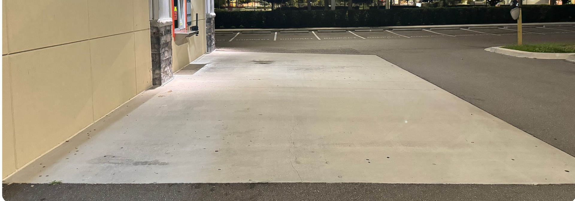 Drive thru cleaning