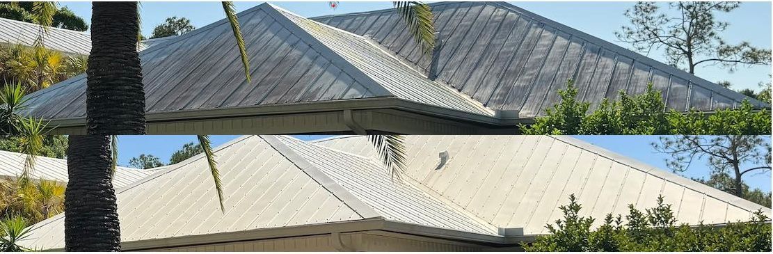 metal roof wash by Wild West Washing