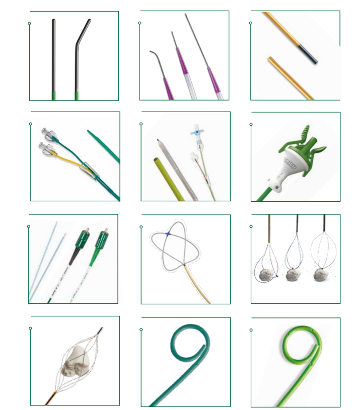 A collage of images of different types of surgical instruments.