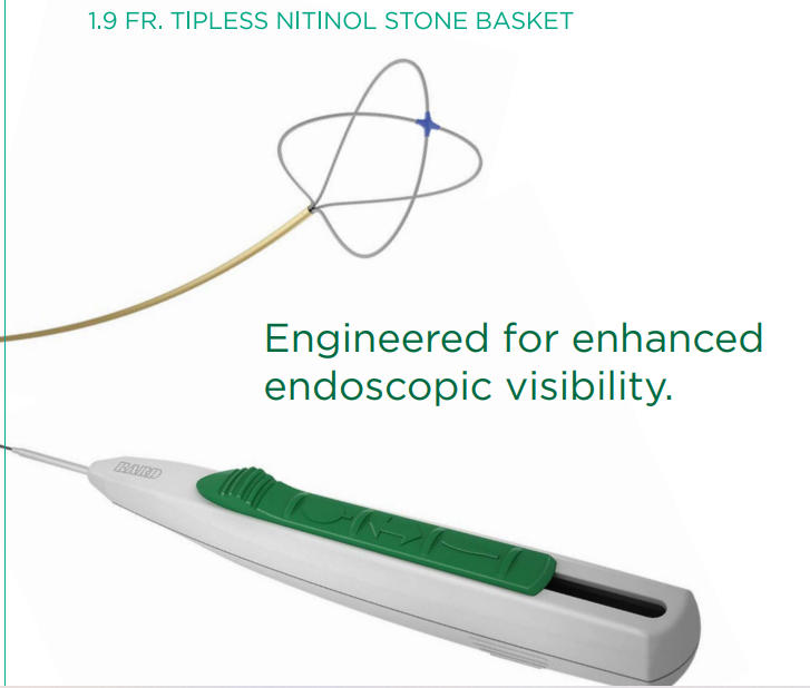 A device that is designed for enhanced endoscopic visibility