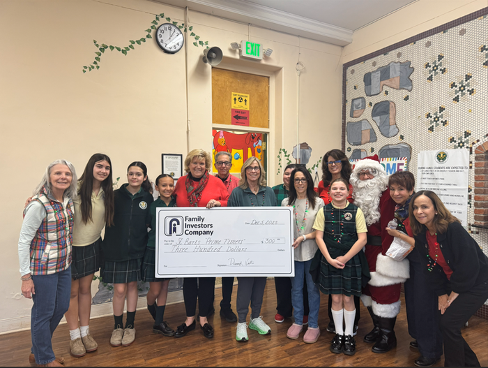 family investors company in fanwood, nj giving back to the community St. Bartholomew Scotch plains Darraugh Valli and Peter Chemidlin 