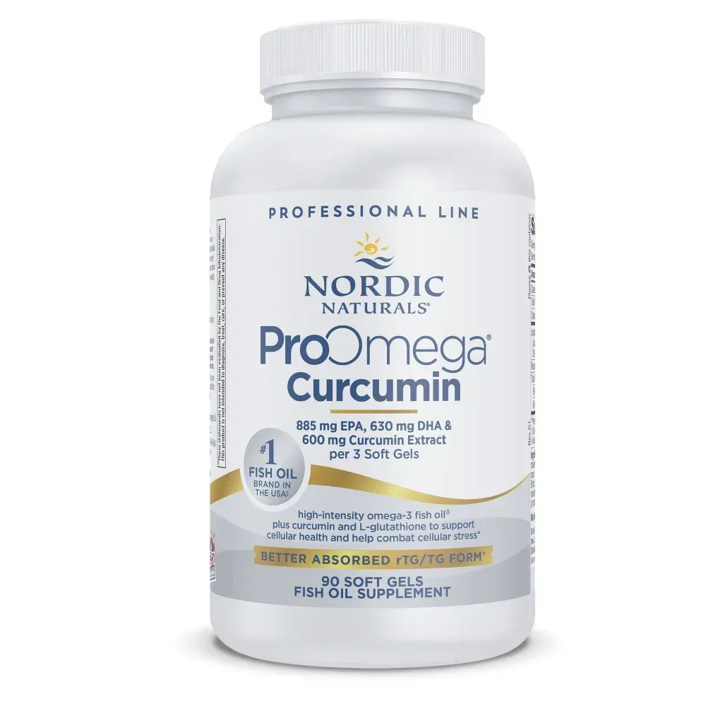 Nordic Naturals ProOmega Curcumin Unflavoured 90 softgels