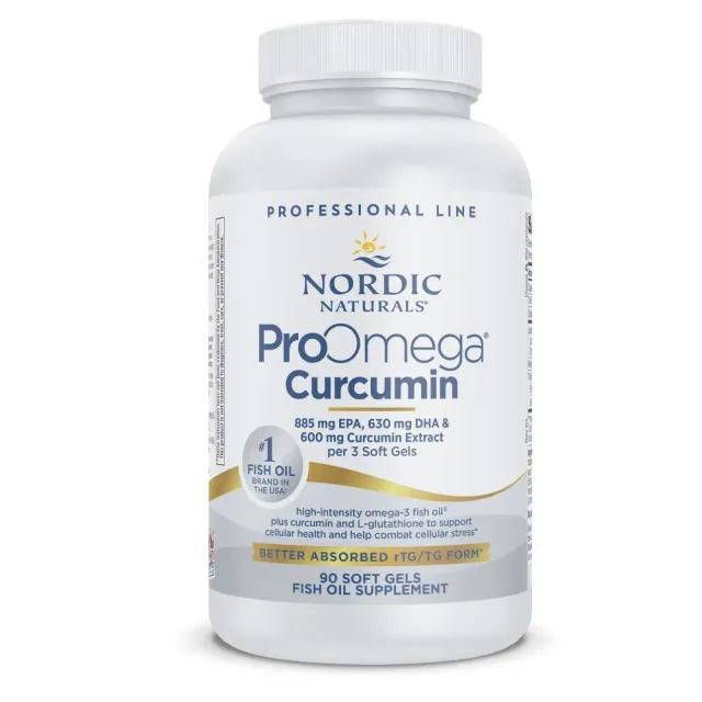 Nordic Naturals ProOmega Curcumin Unflavoured 90 softgels