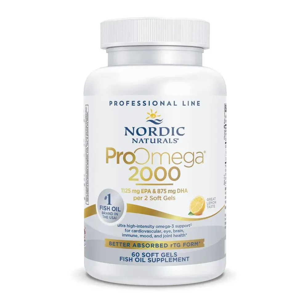 Nordic Naturals ProOmega 2000 Lemon 60 softgels